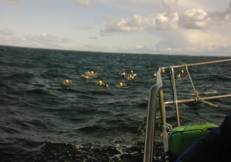 Gruppebilled ved anden pause